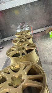 Photo de galerie - Peinture jante 