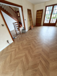 Photo de galerie - Pose de parquet - Revêtement de sol