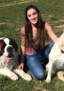 Photo de galerie - Balade de chiens saint Bernard avec ma husky