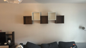 Photo de galerie - Fixation Murale Caissons IKEA