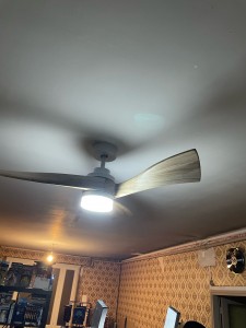 Photo de galerie - Installation lumière ventilateur 