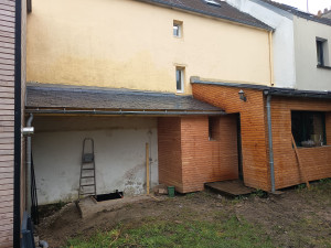 Photo de galerie - Realisation d un toit en ardoise ! 20m2 plus descente de gouttière 