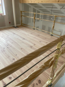 Photo de galerie - Vitrification parquet existant 