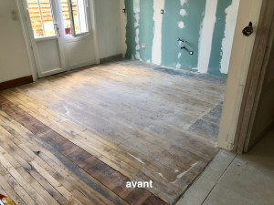 Photo de galerie - Rénovation de parquet 