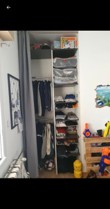 Photo de galerie - Penderie sur mesure