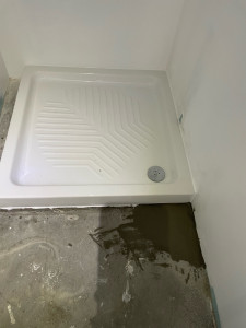 Photo de galerie - Poser des receveur de douche