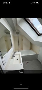 Photo de galerie - Rénovation salle de bain/ plomberie carrelage