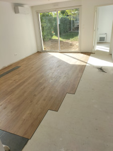 Photo de galerie - Pose sol pvc