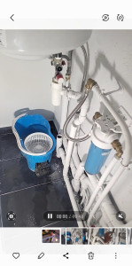 Photo de galerie - Installation cumulus+ pose adoucisseur