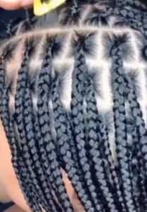 Photo de galerie - Je viens de faire ces rasta avec cheveux naturels.