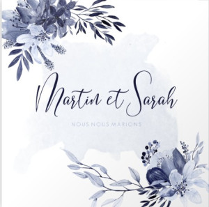 Photo de galerie - Modèle carte d'invitation mariage