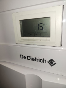 Photo de galerie - Pose d'une chaudière de dietrich 