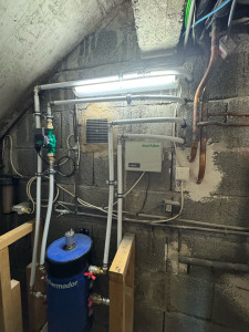 Photo de galerie - Pose dune bouteille de découplage 