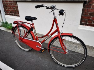 Photo de galerie - Ajout d'un frein avant vélo hollandais