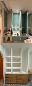 Photo de galerie - Voici le résultat final : un dressing sur mesure avec une finition soignée, prêt à être utilisé. Un travail propre, précis et réalisé dans les règles de l'art.  Merci à notre client pour sa confiance !