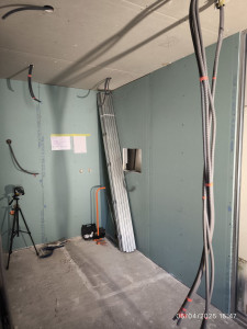 Photo de galerie - Plaque de plâtre SdB