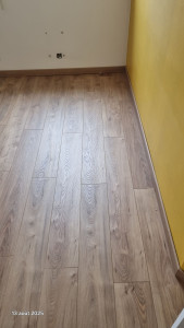 Photo de galerie - Pose de 60 m2 de parquet dans 3 chambres +couloir 