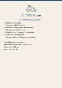 Photo de galerie - Service de nettoyage 