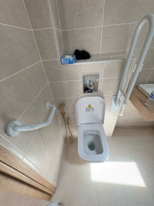 Photo de galerie - Installation douchette wc suspendu 