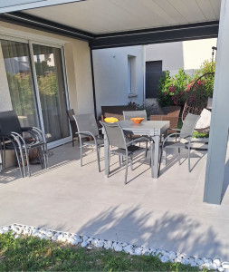 Photo de galerie - Réalisation d’une terrasse en 60/60 