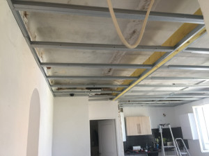 Photo de galerie - Pose faux plafonds 