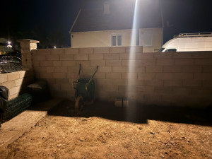 Photo de galerie - Création mur extérieur 