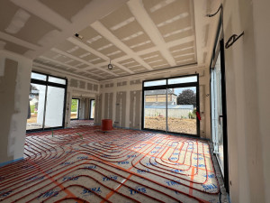 Photo de galerie - Installation d’un plancher chauffant 