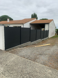 Photo de galerie - Pose de clôture 