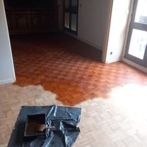 Photo de galerie - Pose de parquet - Revêtement de sol