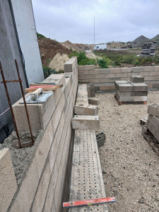 Photo de galerie - Mur en parpaings
