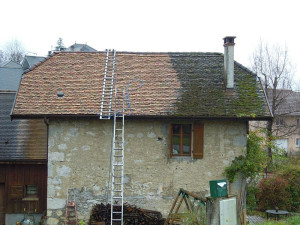 Photo de galerie - Nettoyage toiture 