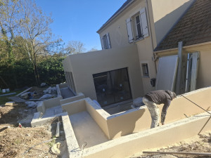 Photo de galerie - Extension sur 30 m2 avec crepi 