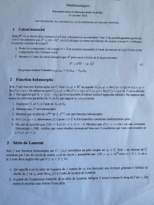 Photo de galerie - Examen de maths