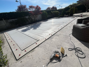 Photo de galerie - Pose de margelle 