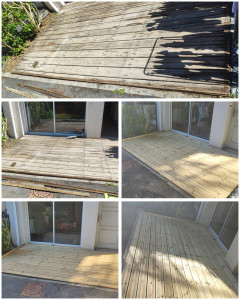 Photo de galerie - Un coup de rajeunissement pour cette terrasse en bois 