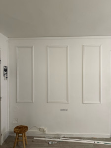 Photo de galerie - Pose moulures 