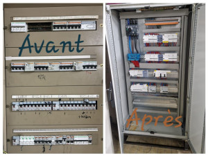 Photo de galerie - Installation tableau électrique