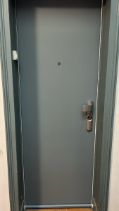 Photo de galerie - Pose d’une porte blindé renforcé 