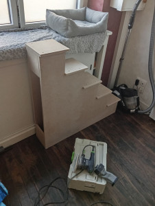 Photo de galerie - Fabrication d'un petit escalier 