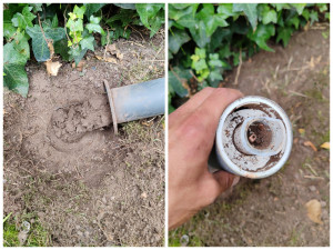 Photo de galerie - Diagnostic de panne pour une lampe extérieure.

La lampe extérieure HS, détériorée par un nid de fourmis.