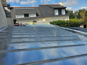 Photo de galerie - Toiture Zinc Joint debout