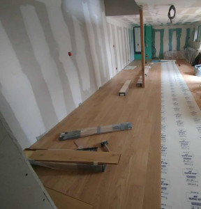 Photo de galerie - Pose de parquet