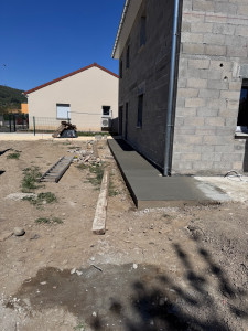 Photo de galerie - Dalle béton terminé 