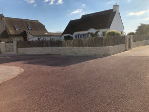 Photo de galerie - Travaux, Pierre coller