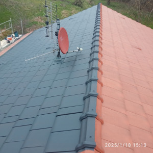 Photo de galerie - Toiture avant après 