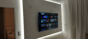 Photo de galerie - Installation de tv led