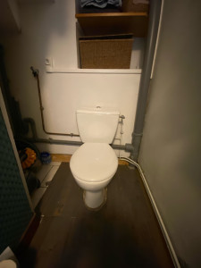 Photo de galerie - Remplacement d’un WC