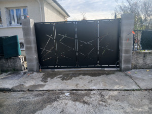 Photo de galerie - Portai l  coulissant  sur  mesure 