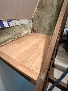 Photo de galerie - Création d’un parquet 