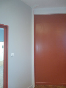 Photo de galerie - Rechampi et peinture mur des chambres d'un internat 